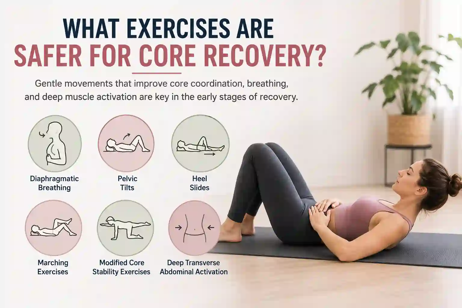 Which exercises may help diastasis recti Hampshire?