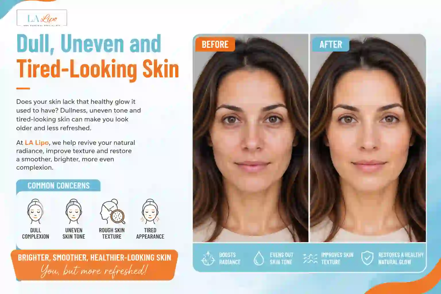 Sign #5: Dull, Uneven and Tired-Looking Skin Hampshire